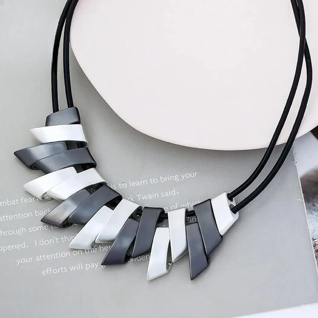 Fashion Women's Statement Suspension Pendants Collares Neck Chokers Necklace