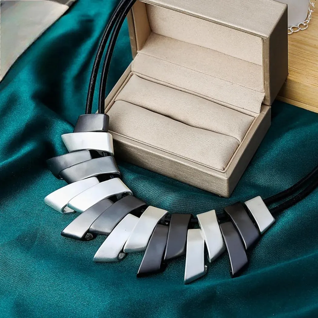 Fashion Women's Statement Suspension Pendants Collares Neck Chokers Necklace