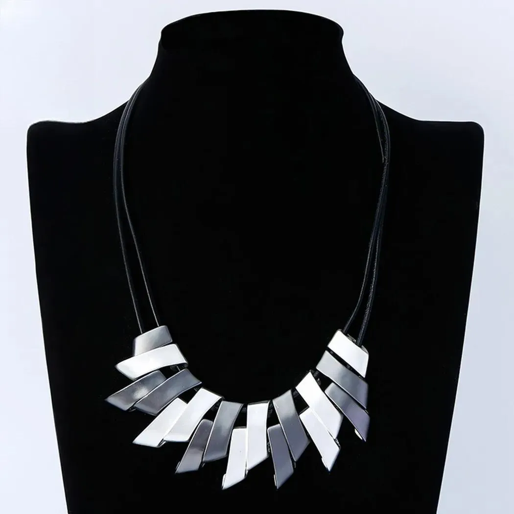Fashion Women's Statement Suspension Pendants Collares Neck Chokers Necklace