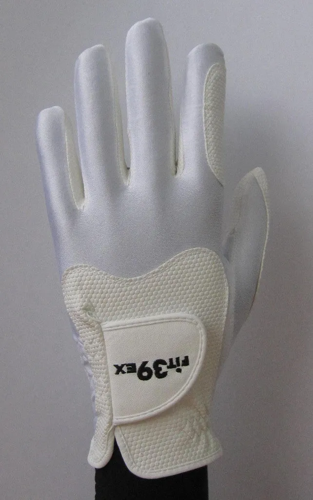 FIT39 Golf Glove Classic H White White