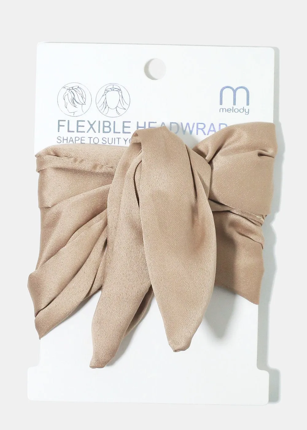 Flexible Satin Headwrap