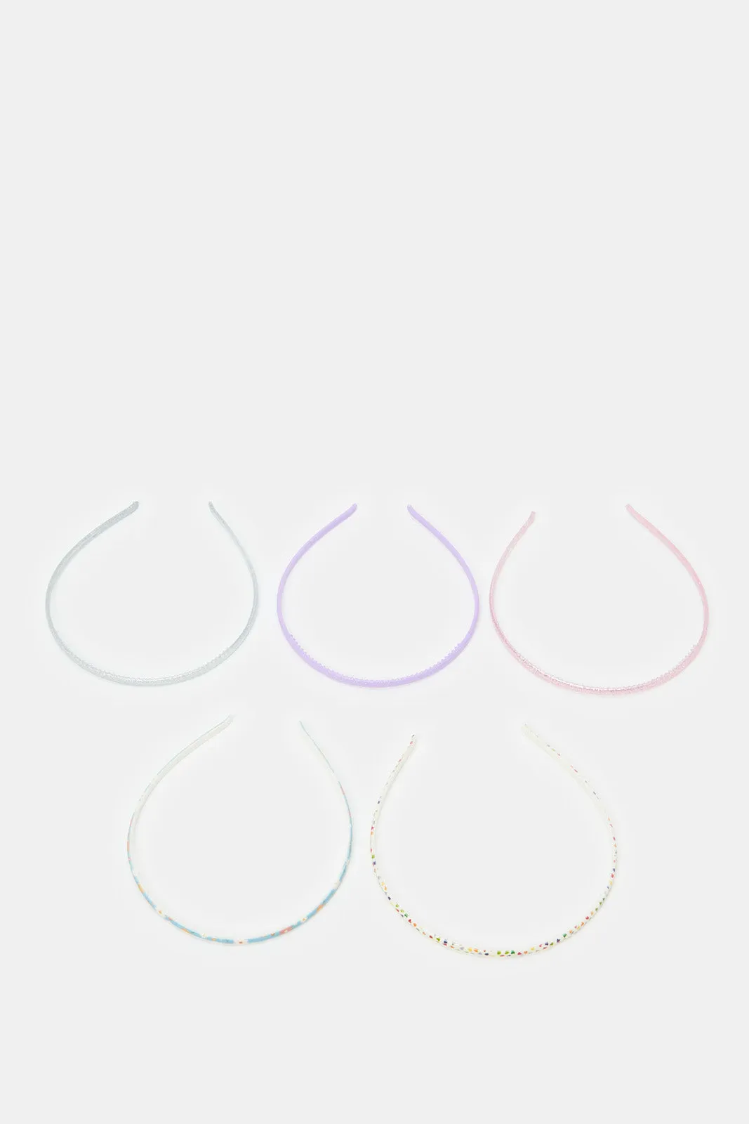 Girls Assorted Embellished Headband Set (Pack of 5)