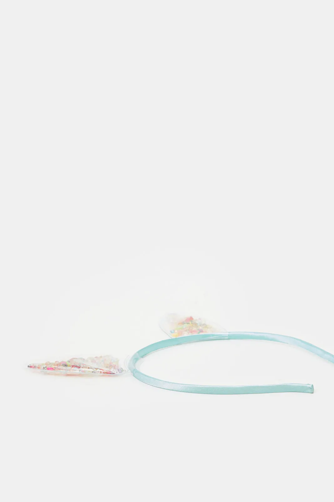 Girls Pink And Blue Embellished Headband (Pack of 2)