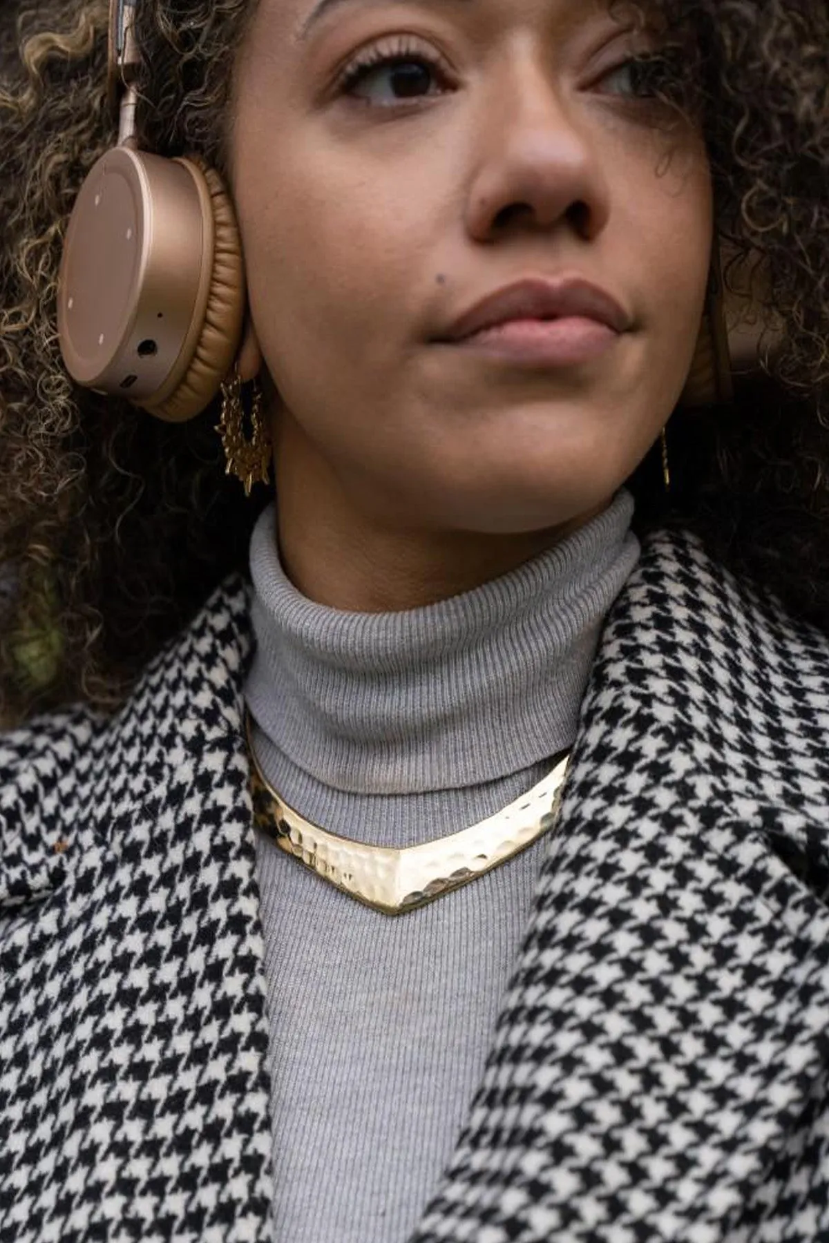 Hammered Collar Choker