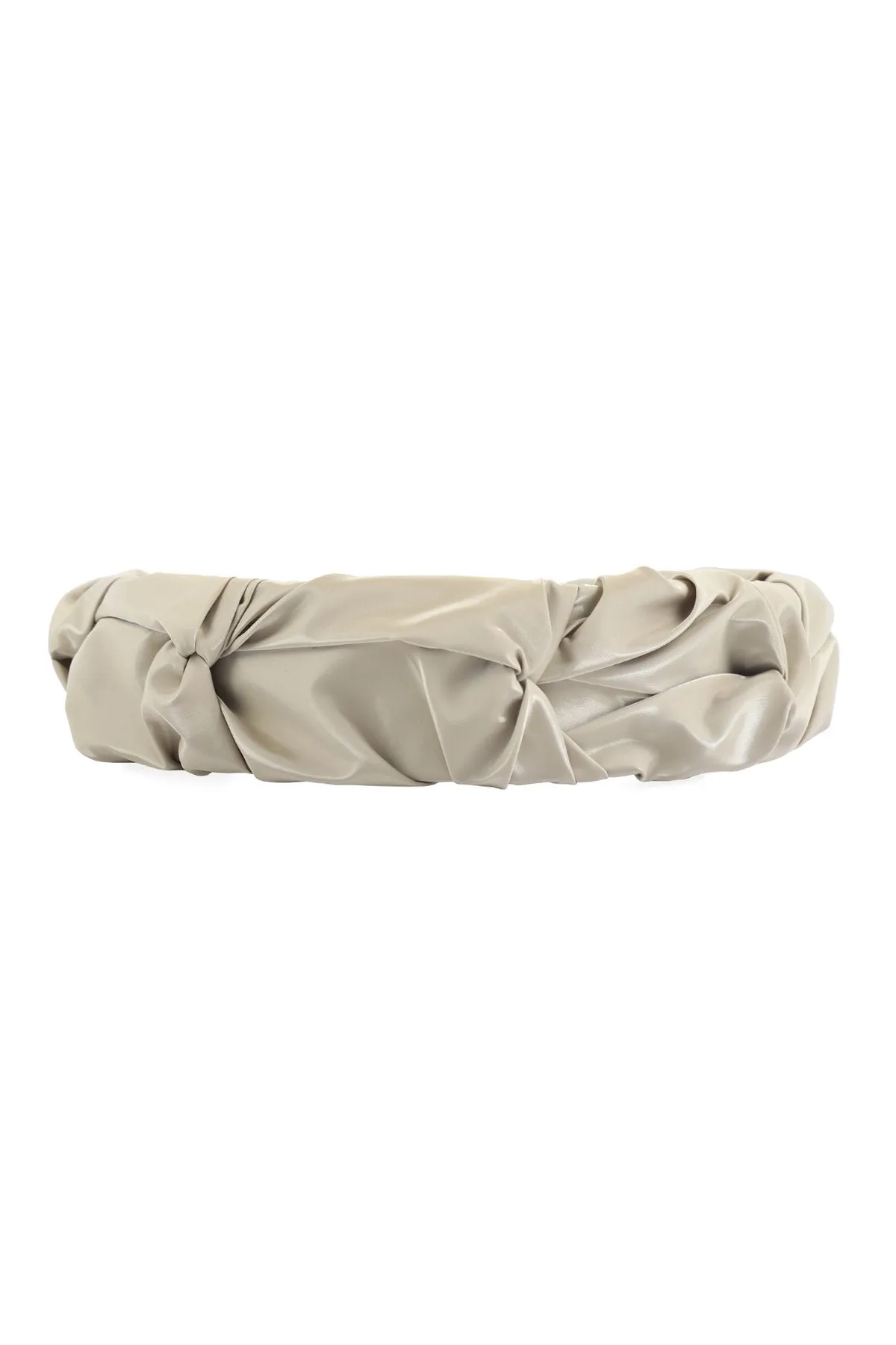 Hdh3130bg - Beige Wrinkled Fashion Head Band