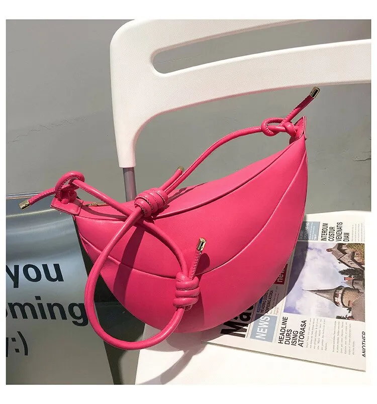High Capacity Soft PU Leather Shoulder Bags for Women 2021 Branded Luxury White Crossbody Handbags Trending Hand Bag Purses