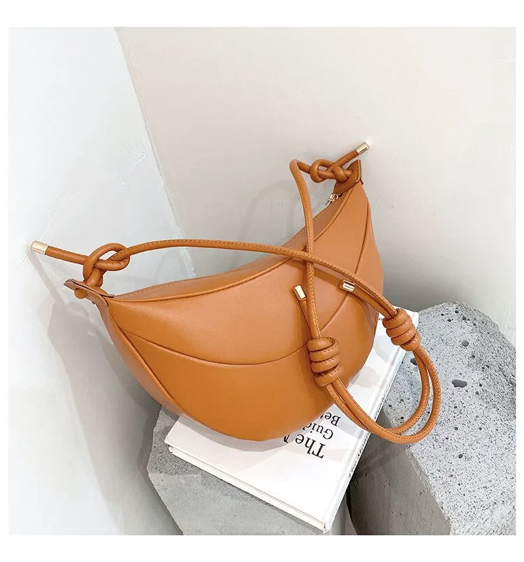 High Capacity Soft PU Leather Shoulder Bags for Women 2021 Branded Luxury White Crossbody Handbags Trending Hand Bag Purses