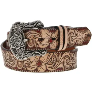 Hooey Flora Embossed Belt