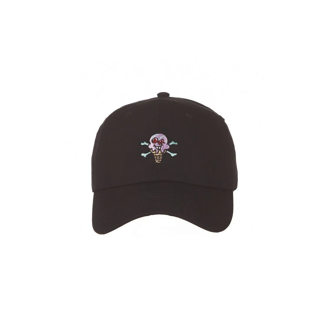 Ice Cream "Cones N Bones" Black Dad Hats (431-4804)
