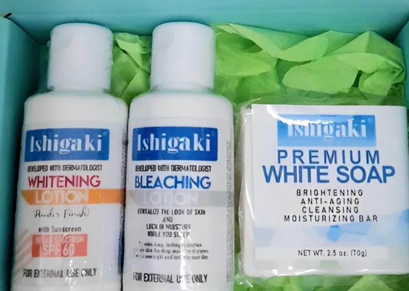 Ishigaki Day & Night Lotion Skin Care Set | Whitening & Bleaching Lotion Set
