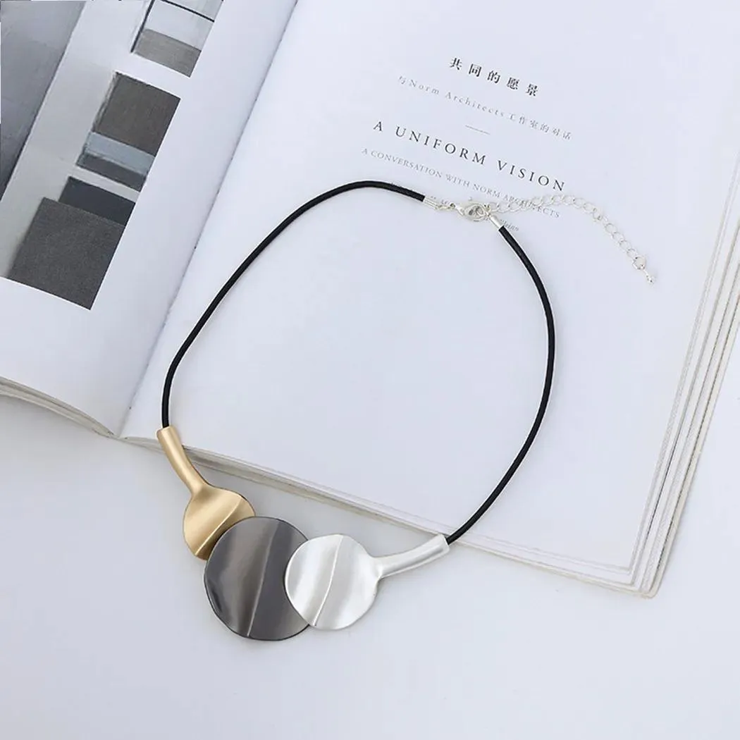 Kpop Geometric Collares Chokers Necklace for Women Chains