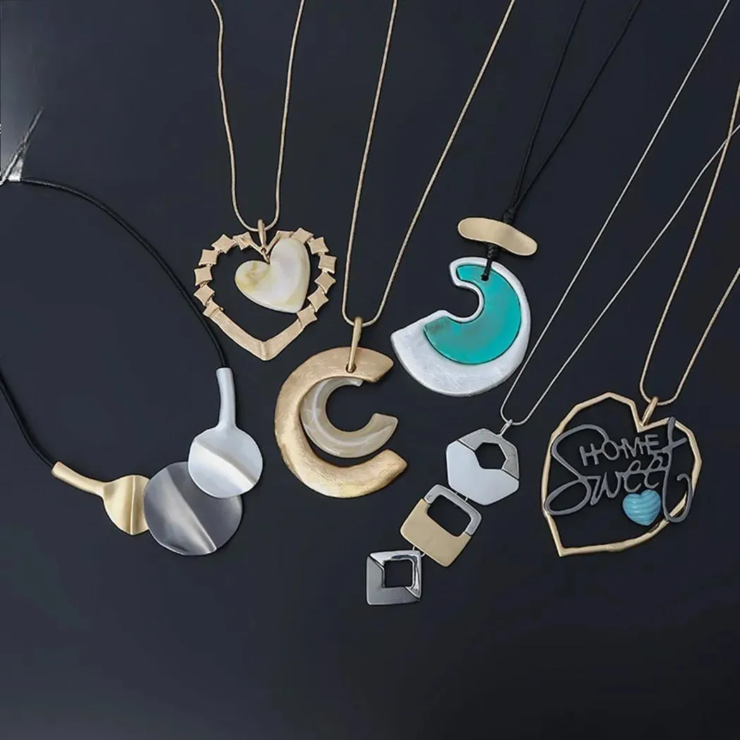 Kpop Geometric Collares Chokers Necklace for Women Chains