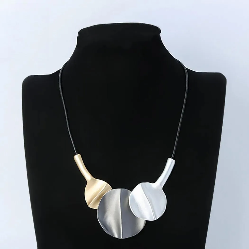 Kpop Geometric Collares Chokers Necklace for Women Chains