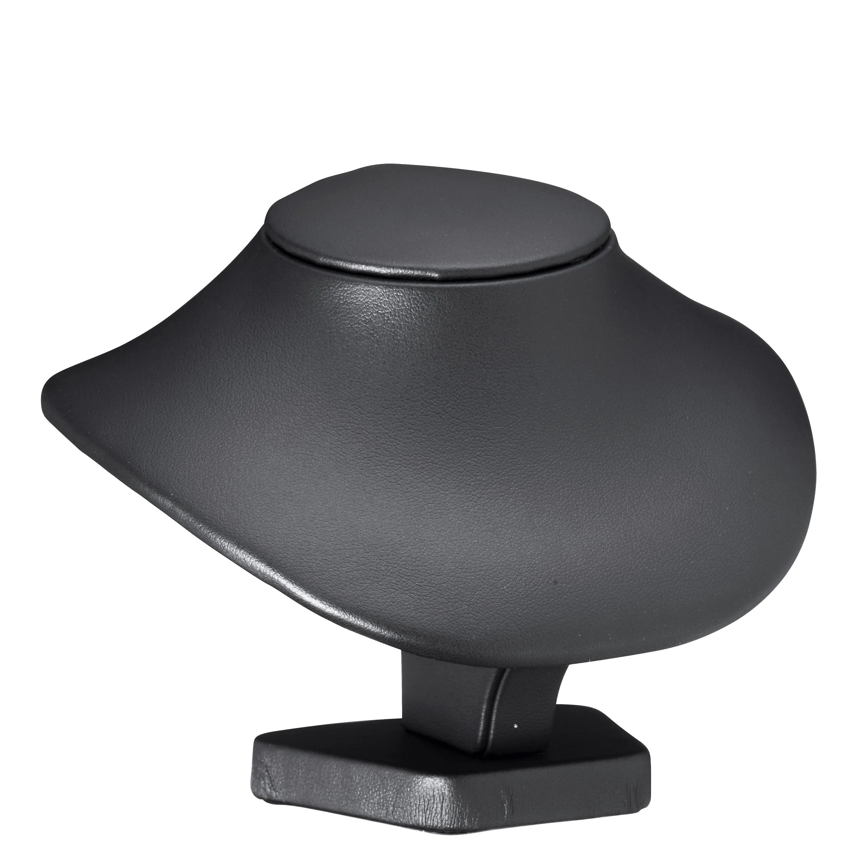 Large 6" Round Neck, Allure Leatherette Display Collection