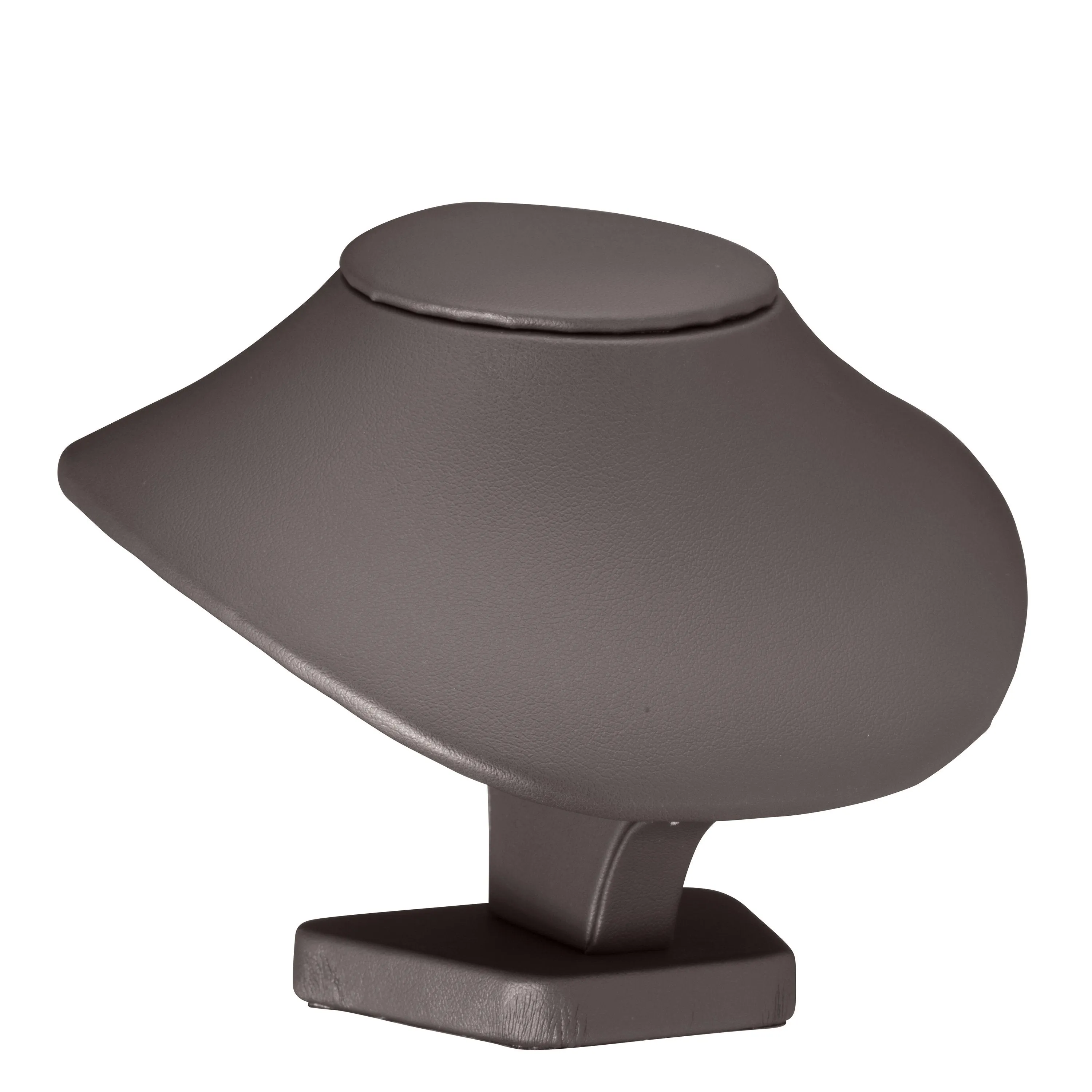 Large 6" Round Neck, Allure Leatherette Display Collection