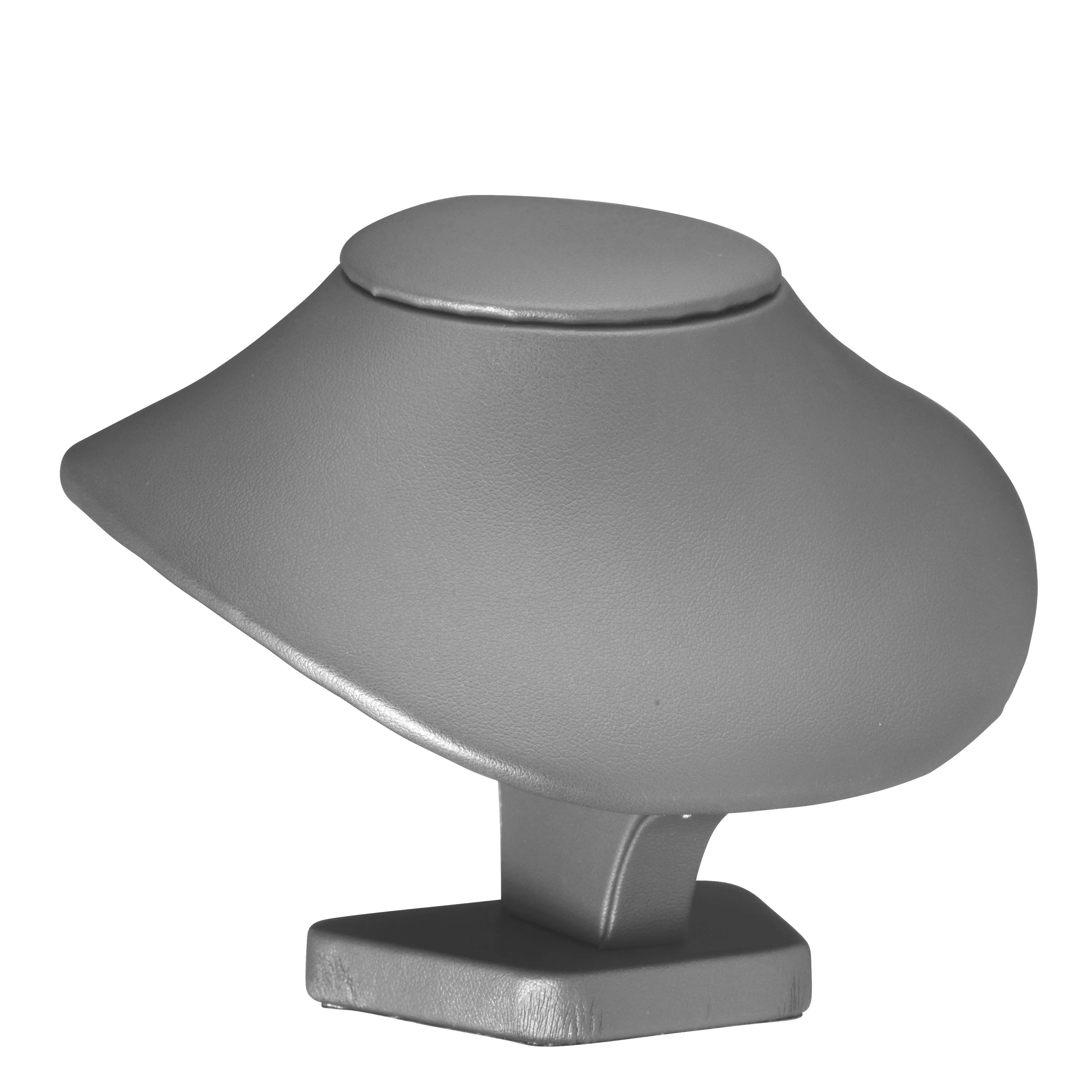 Large 6" Round Neck, Allure Leatherette Display Collection