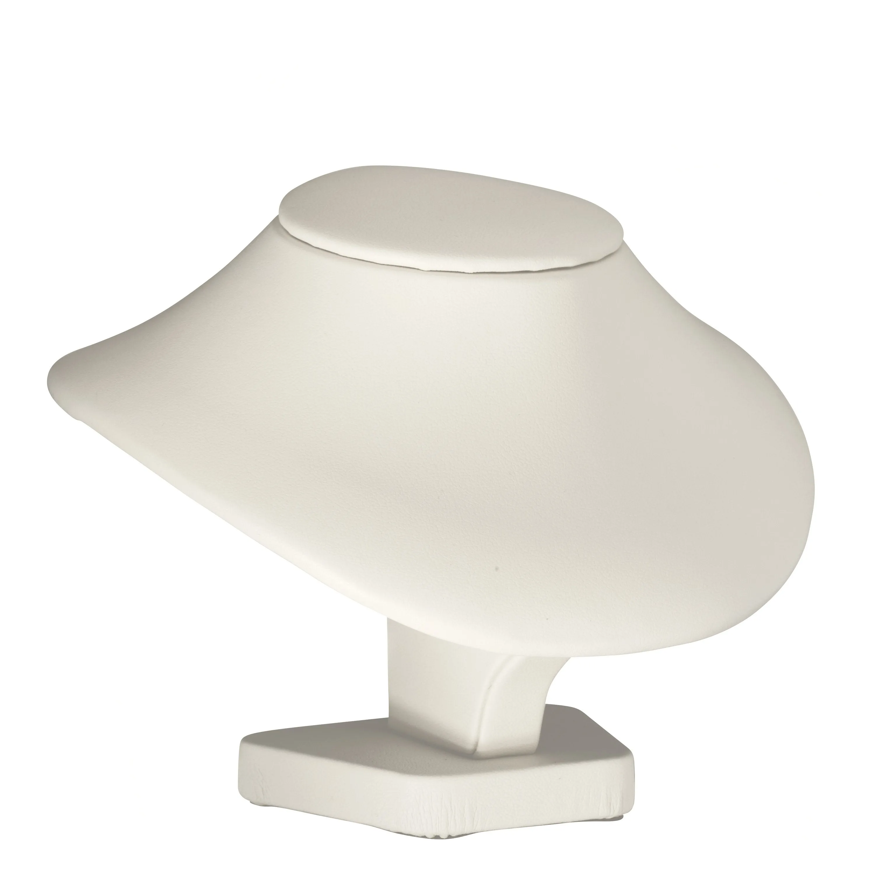 Large 6" Round Neck, Allure Leatherette Display Collection
