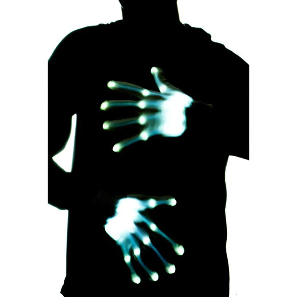 LED Skeleton Hand Gloves