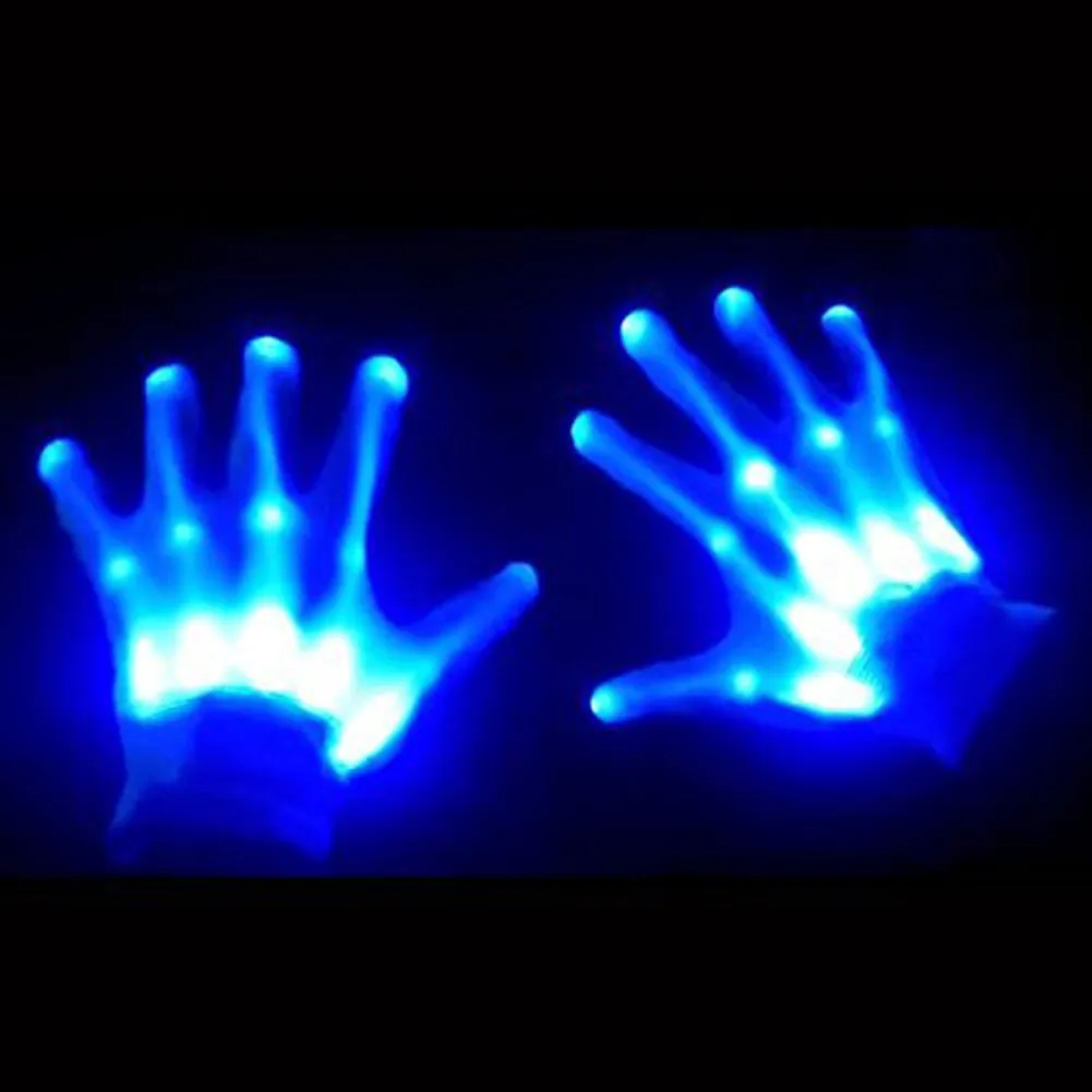 LED Skeleton Hand Gloves