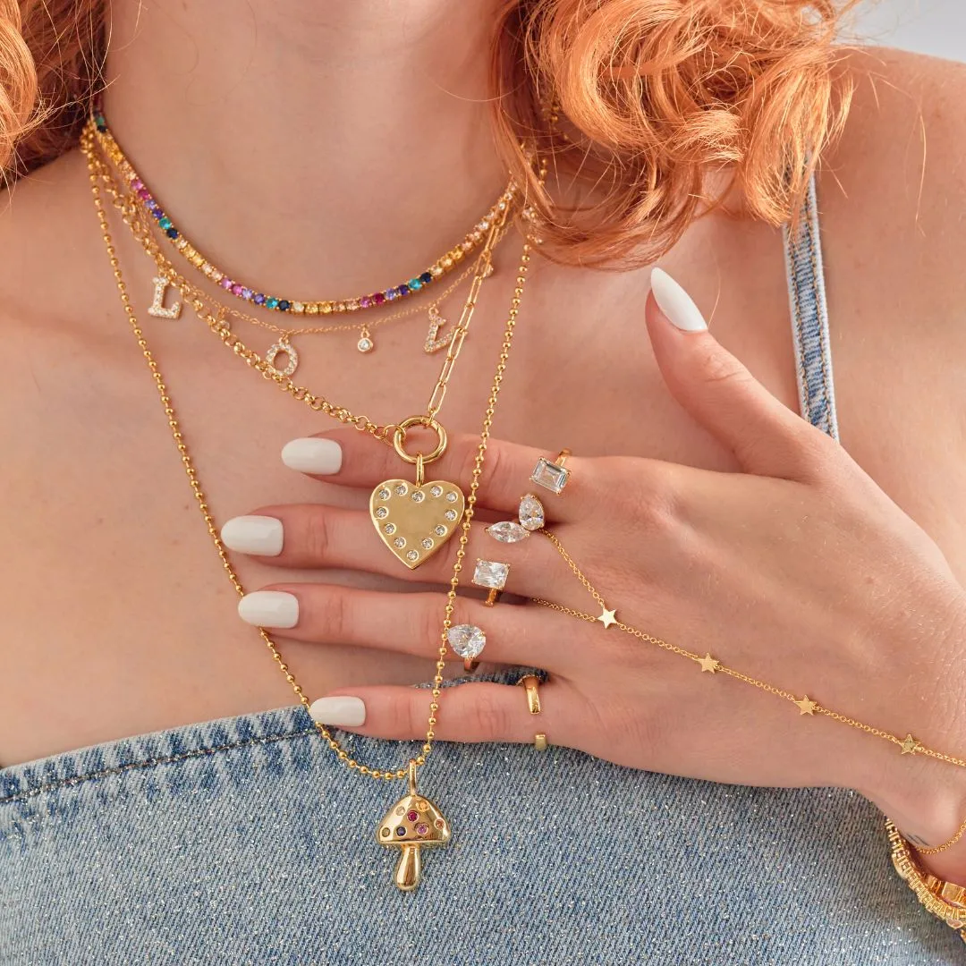 LOVE Bezel Necklace