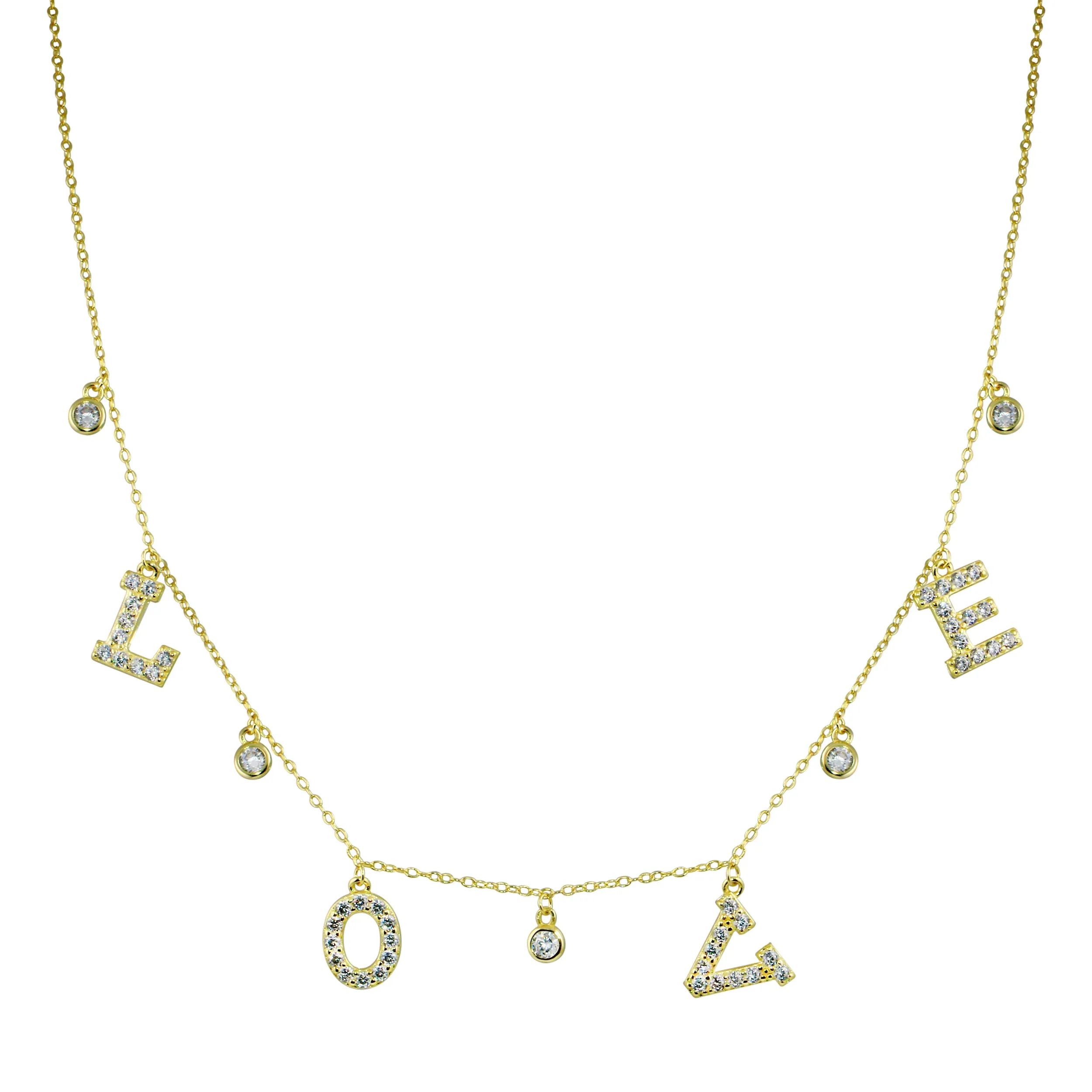 LOVE Bezel Necklace