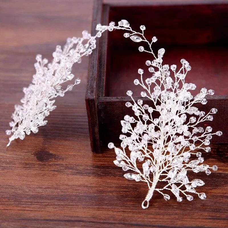 Luxurious Rhinestone Beaded  Women's Tiaras | Bridelily