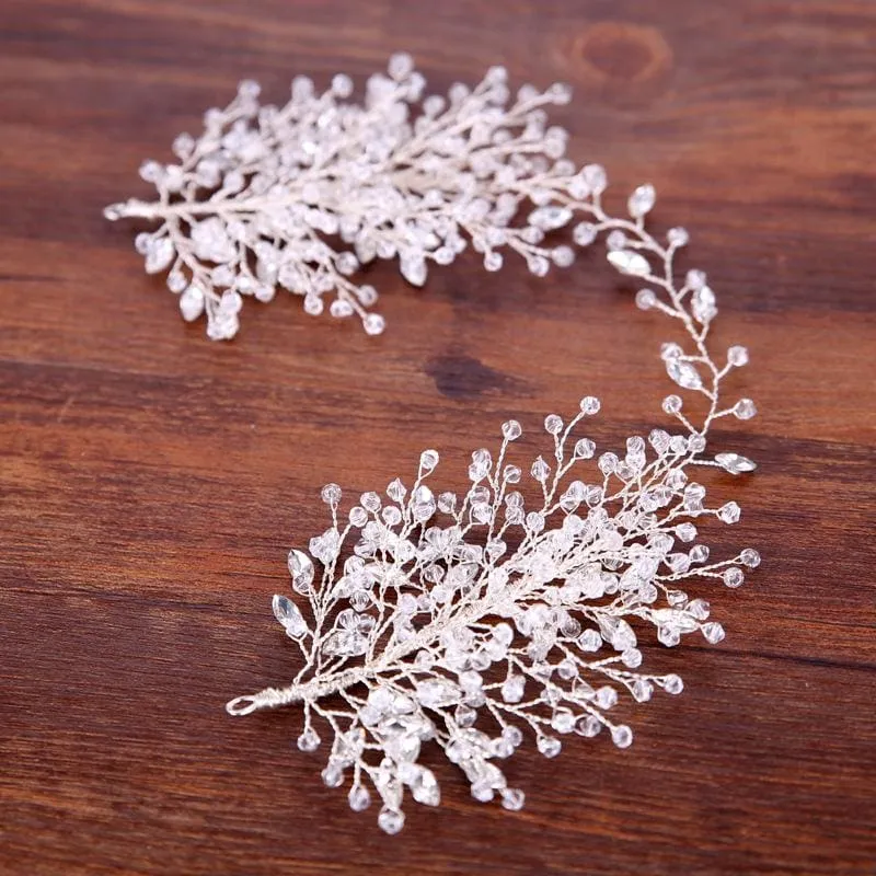 Luxurious Rhinestone Beaded  Women's Tiaras | Bridelily
