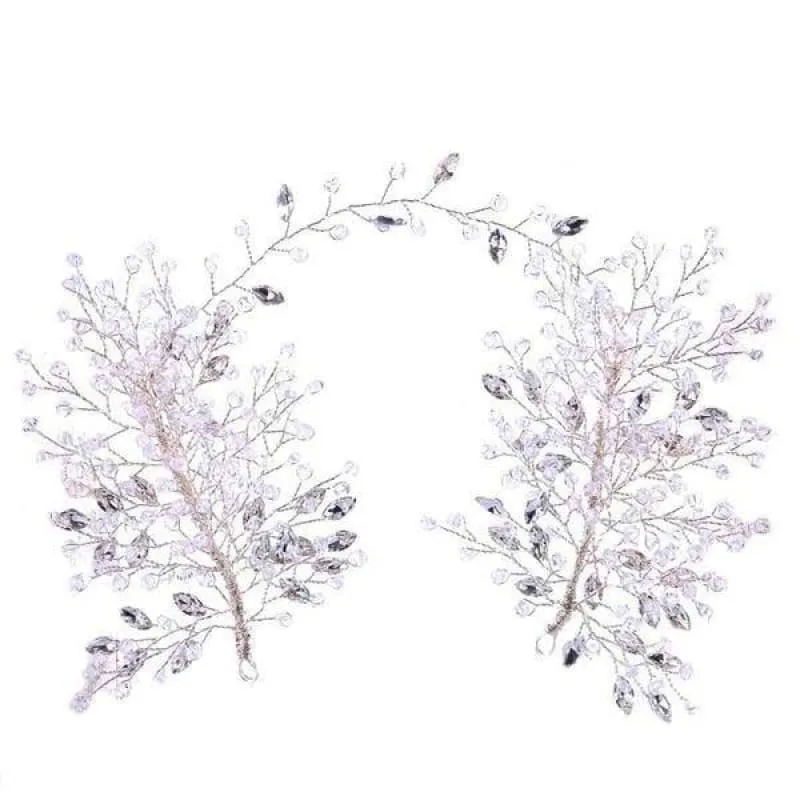 Luxurious Rhinestone Beaded  Women's Tiaras | Bridelily