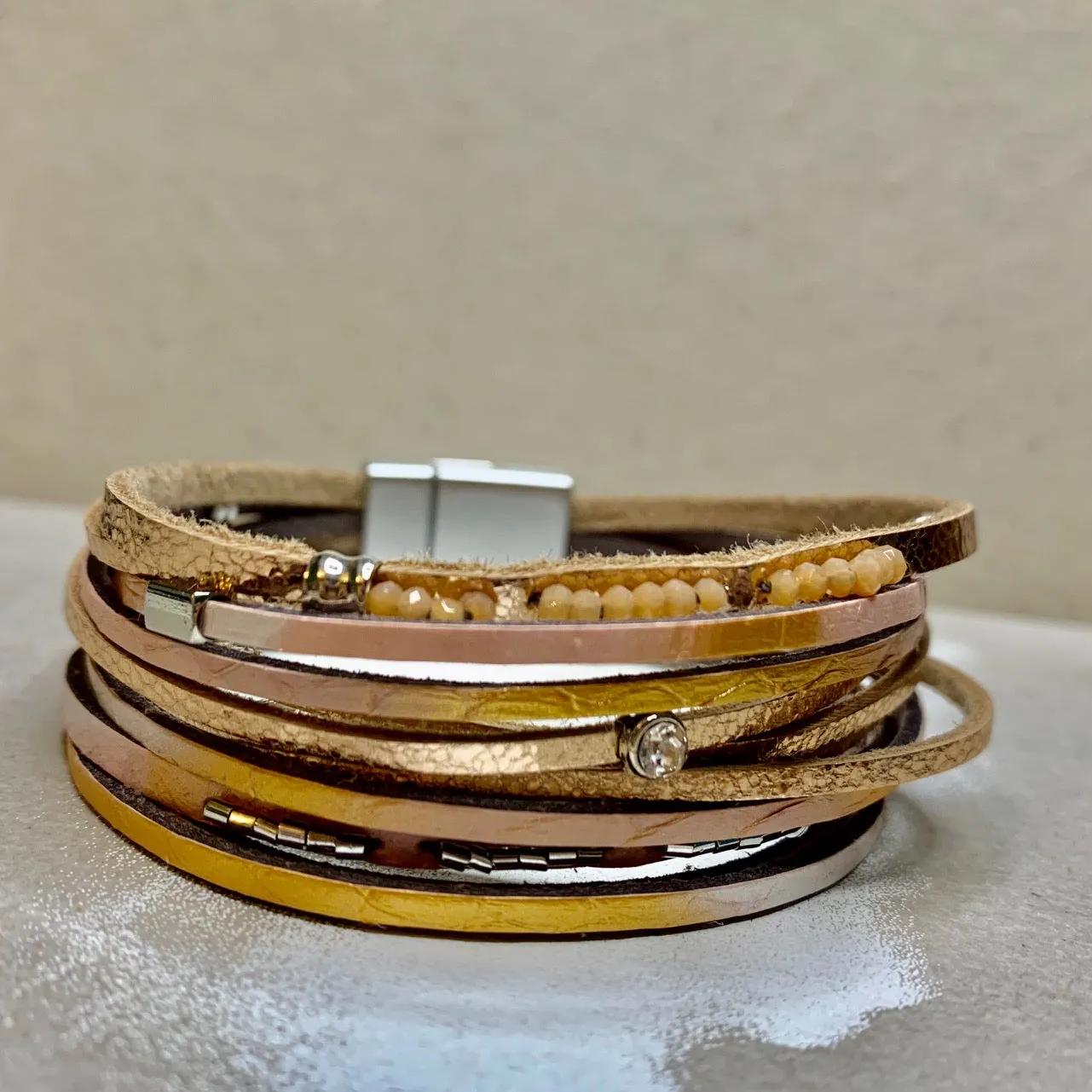 Magnetic Bracelet Lipstick Rose
