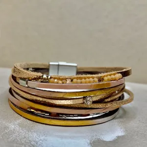 Magnetic Bracelet Lipstick Rose