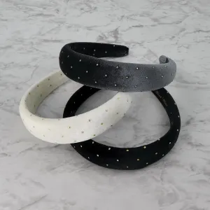 Metal Dot Padded Headband