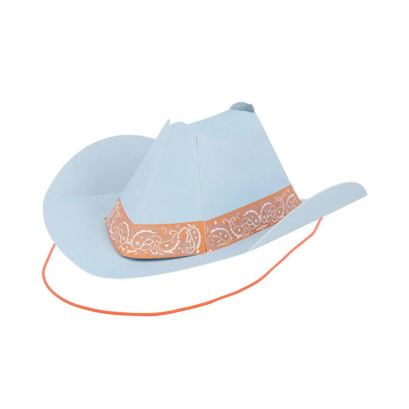 Mini Western Party Hats 8pk.