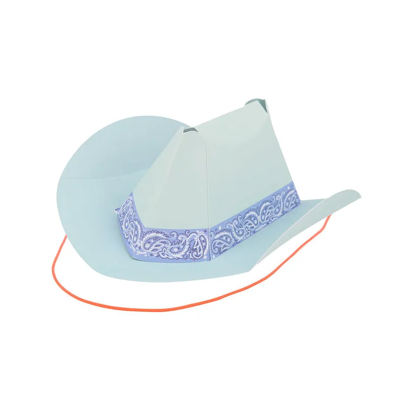 Mini Western Party Hats 8pk.