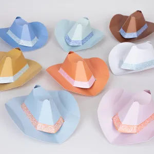 Mini Western Party Hats 8pk.