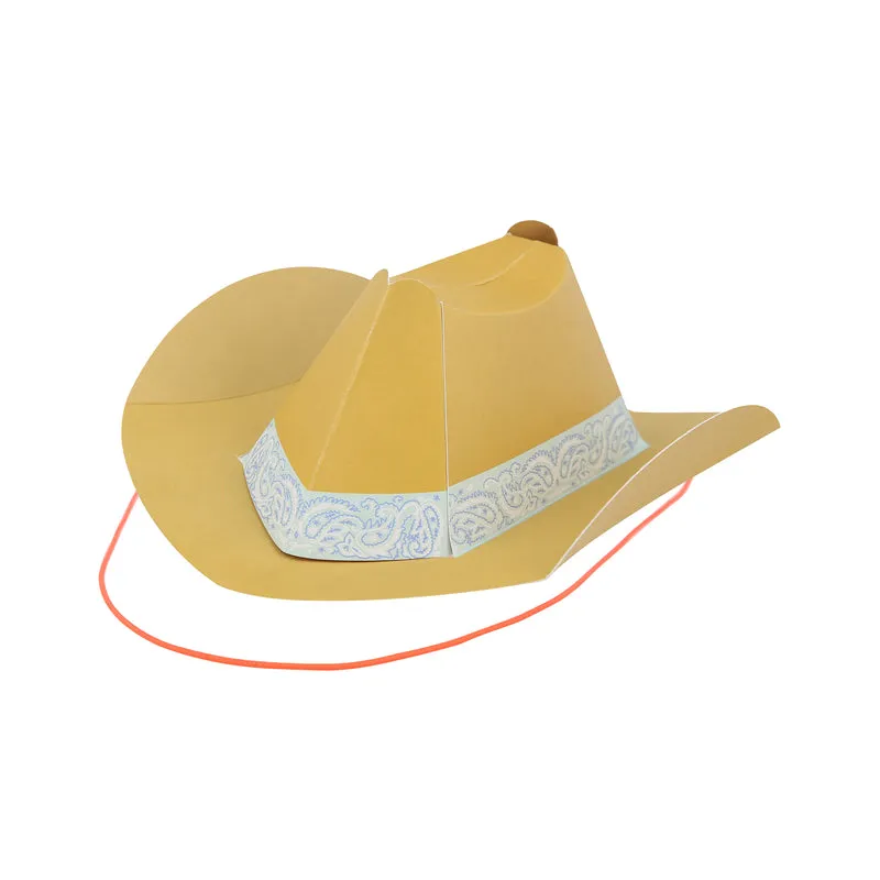 Mini Western Party Hats 8pk.