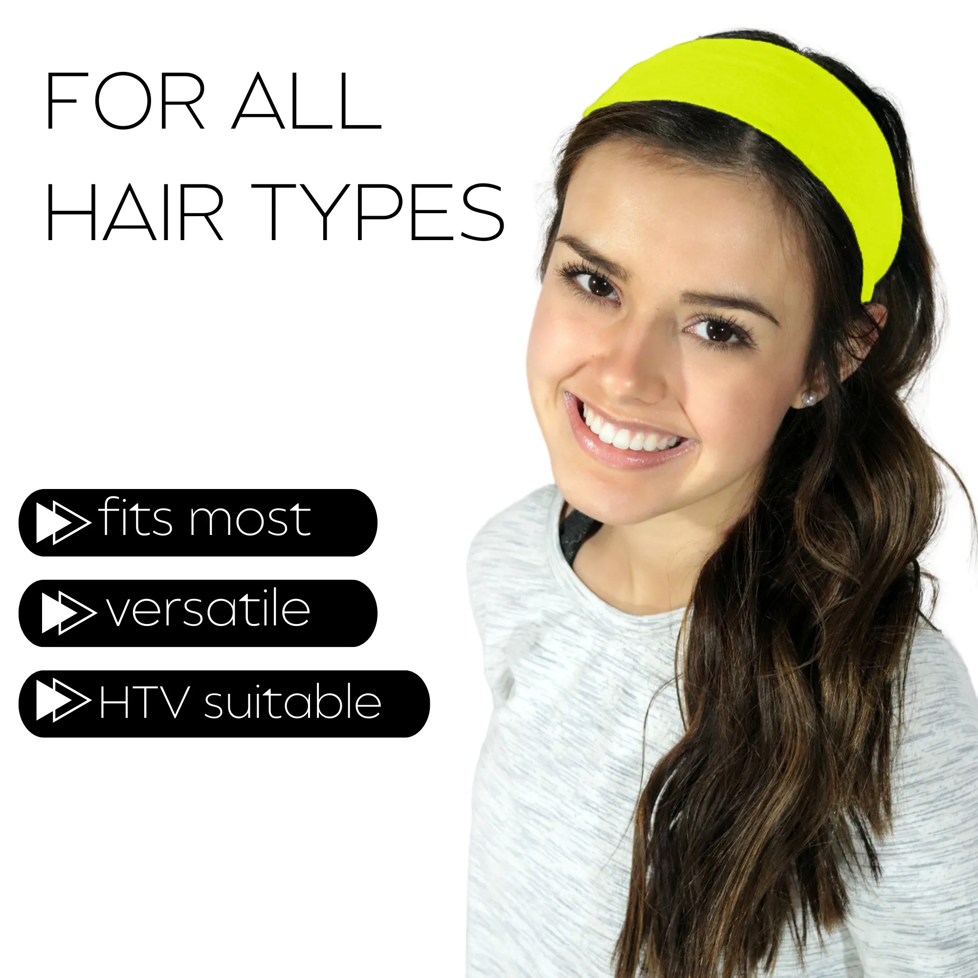 Neon Yellow Cotton Headband