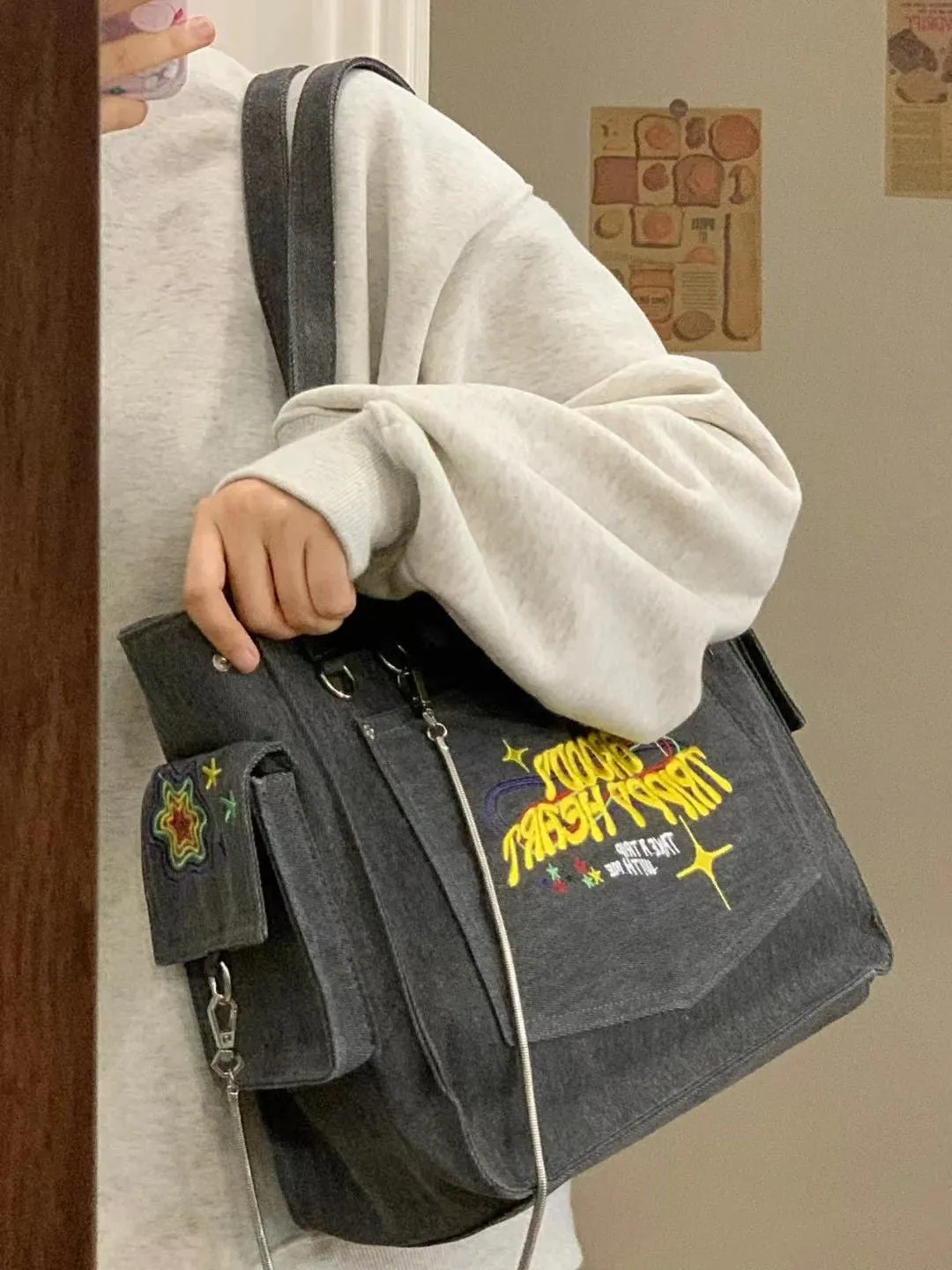 Portable Retro Vintage Tote Bags
