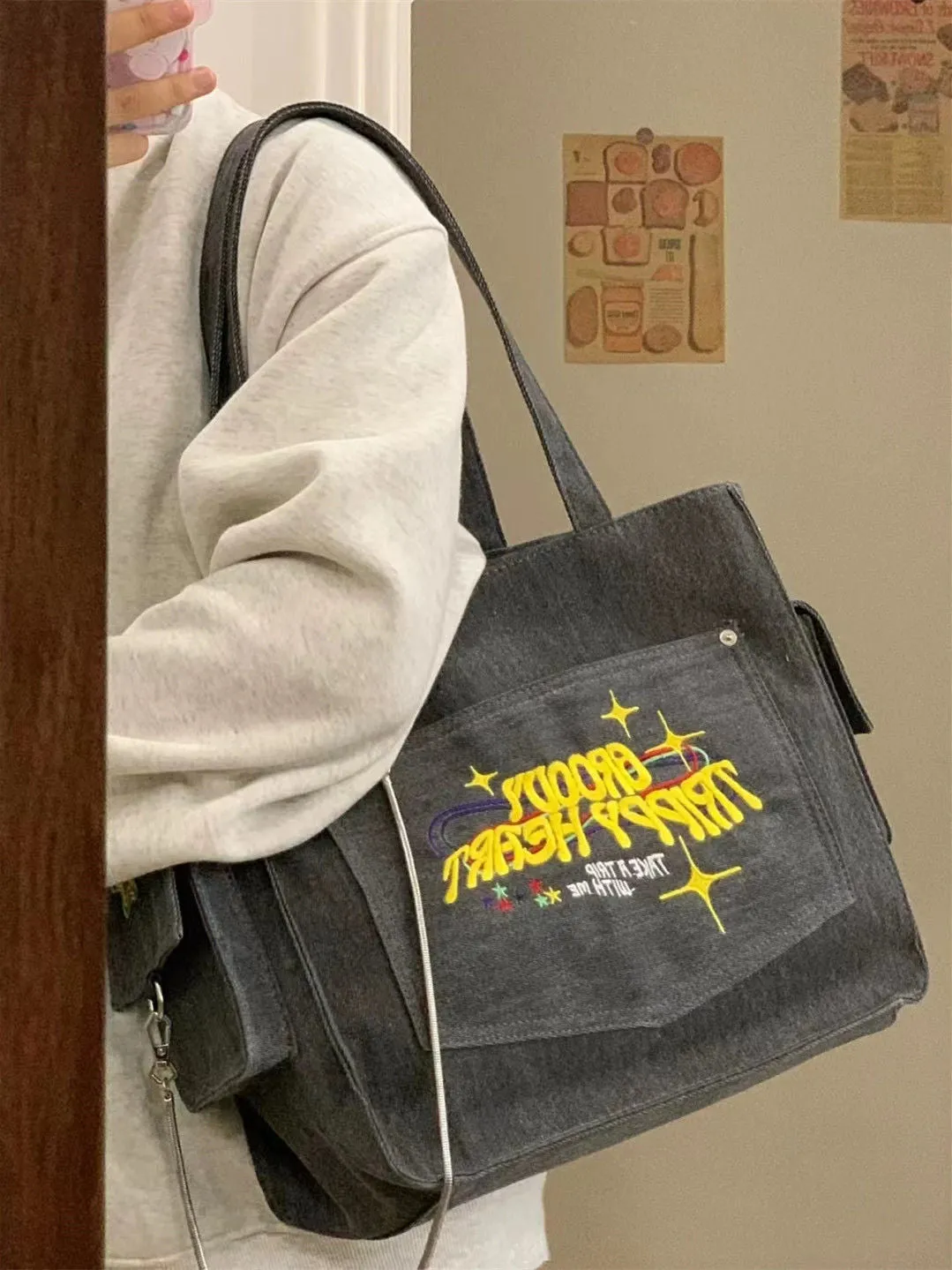 Portable Retro Vintage Tote Bags