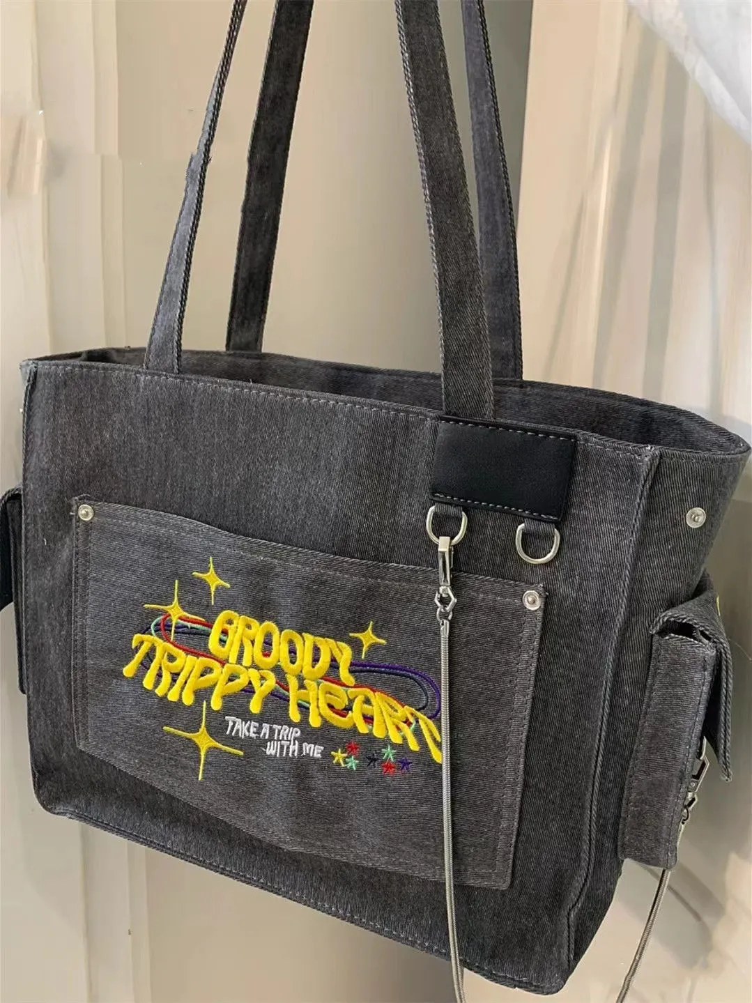 Portable Retro Vintage Tote Bags