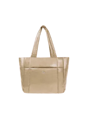Puffer Shopper (Rich Cappuccino)