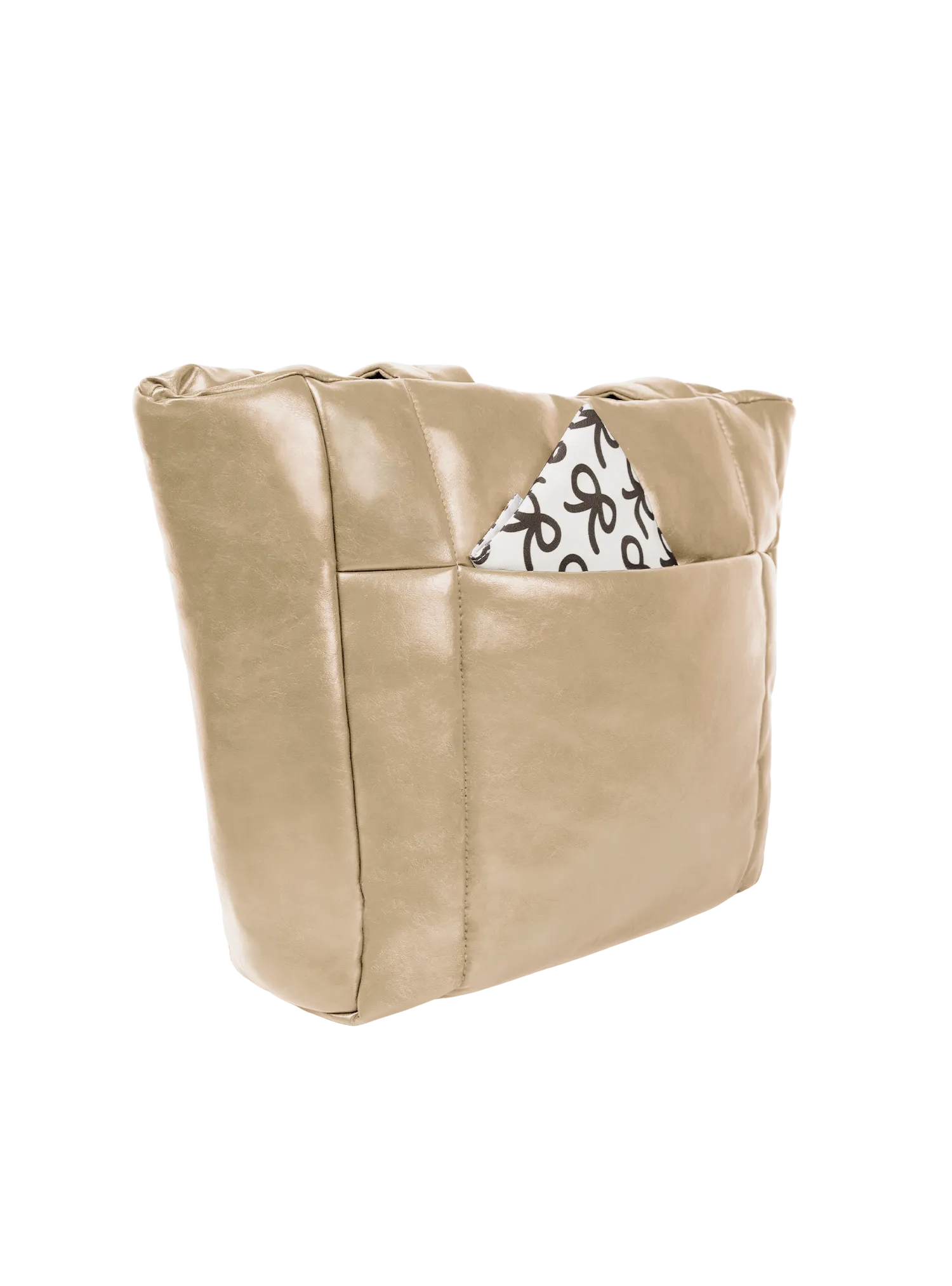 Puffer Shopper (Rich Cappuccino)