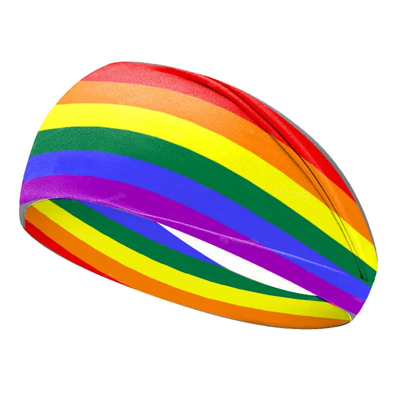 Rainbow Gay Pride Headbands Pride Accessories Elastic Non Slip