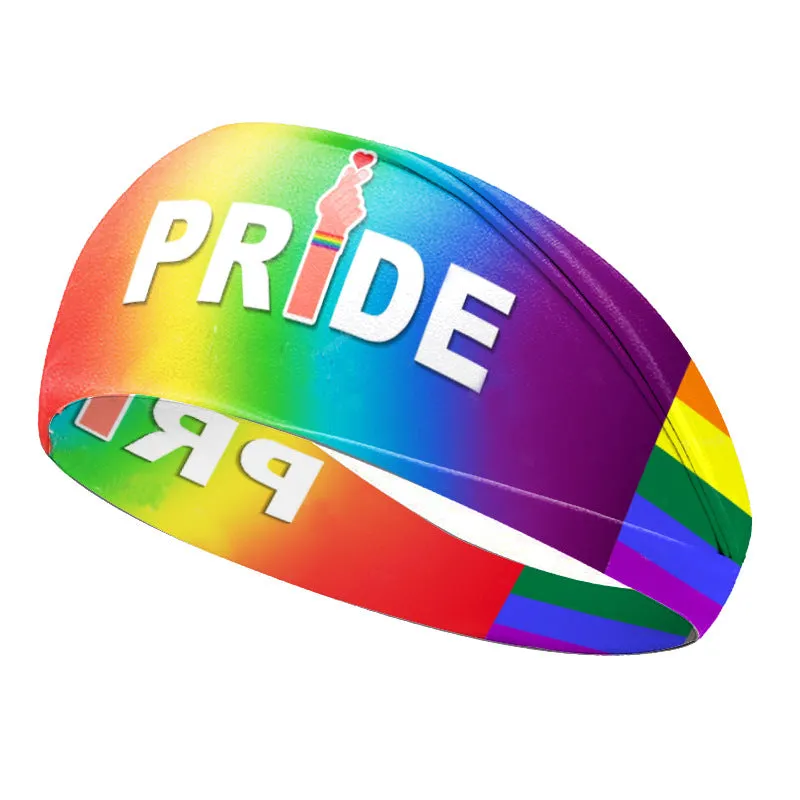 Rainbow Gay Pride Headbands Pride Accessories Elastic Non Slip