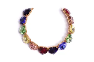 RAINBOW HEART CHOKER.