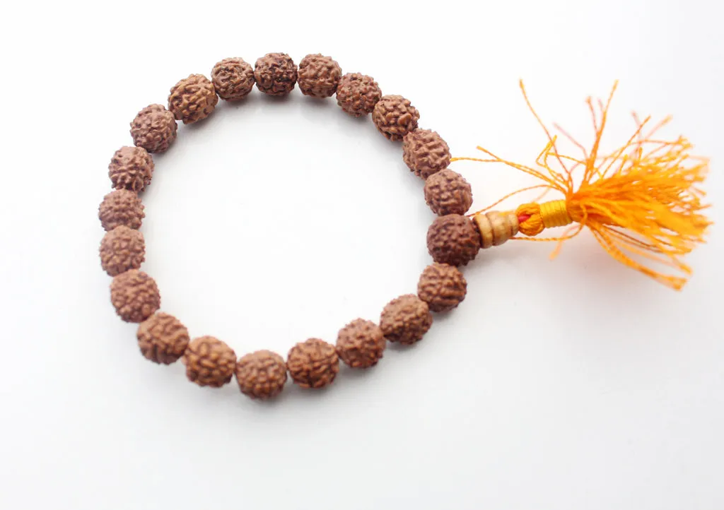 Rudraksha Beads Wrist Mala Bracelet