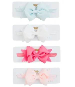 Scallop Bow Headbands