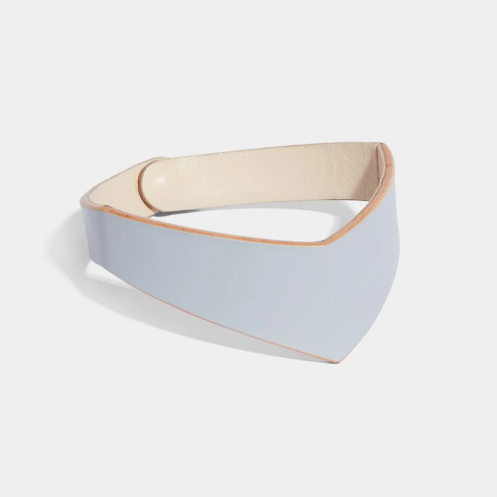 SCULPTED CHOKER GREY