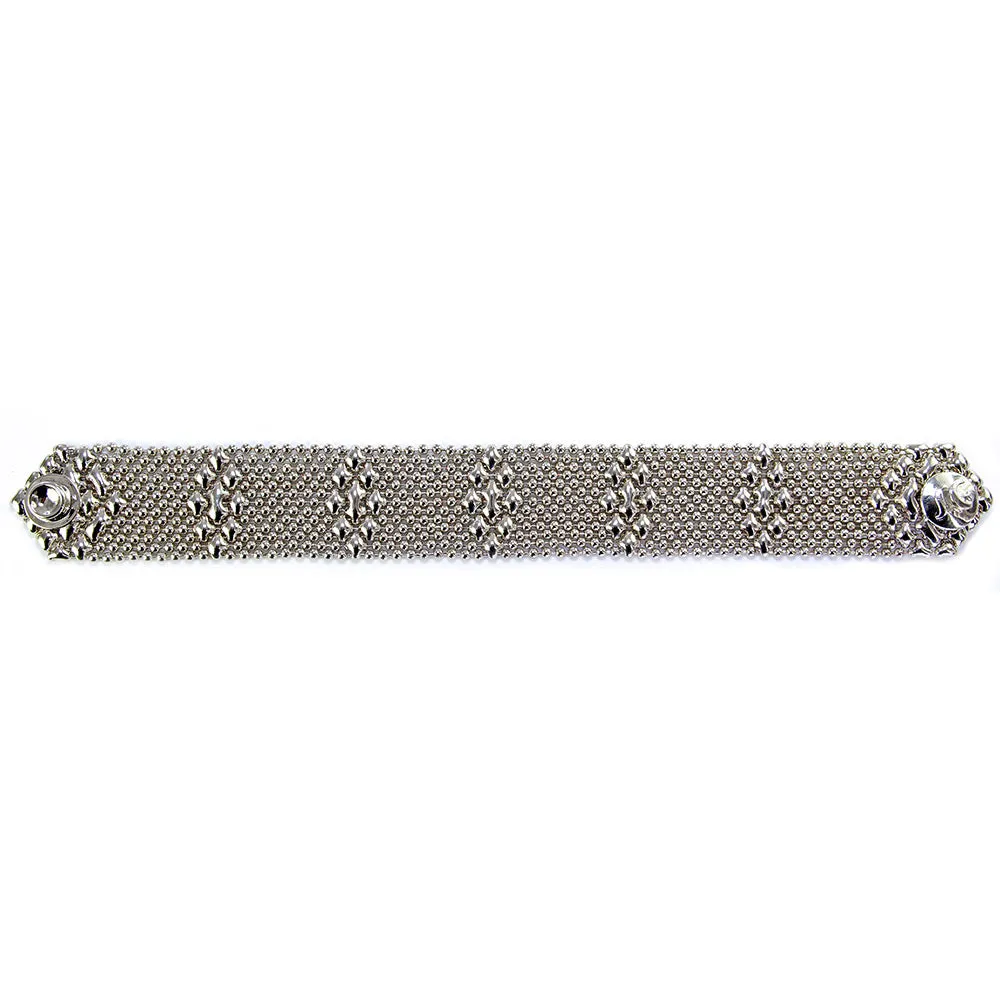 SG Liquid Metal TB34-N Chrome Finish Bracelet by Sergio Gutierrez