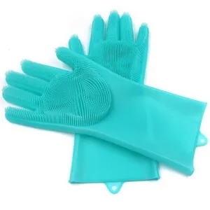 Silicon Scrubbing Hand Gloves For Hand Protection