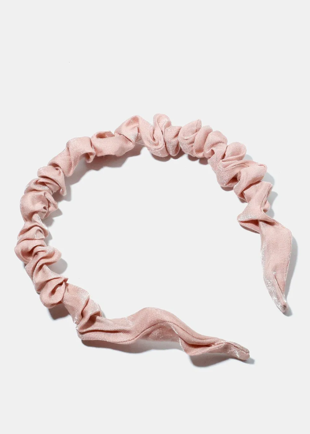 Solid Colored Scrunchie Headband